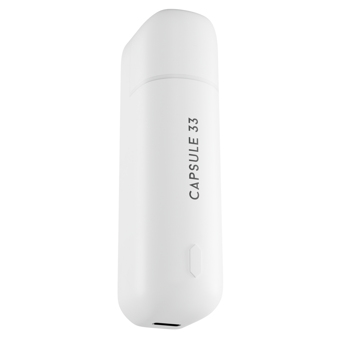 Capsule 33 smart car diffuser in white, side view