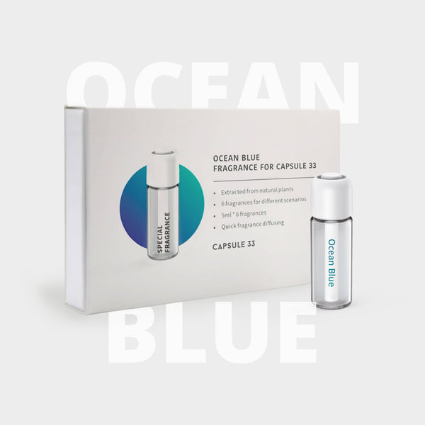 OCEAN BLUE- Masculine Refill Fragrances for Capsule 33, 6x bottles