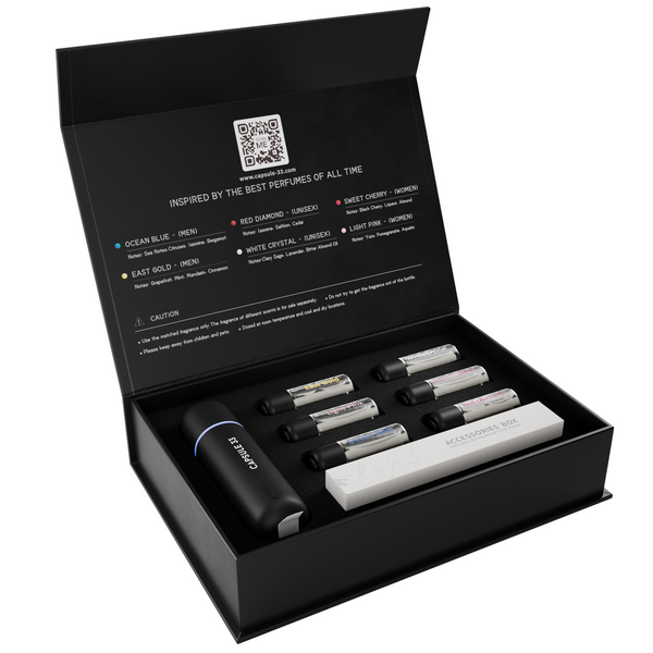 Capsule 33 Car Perfume Starter Pack (Black)