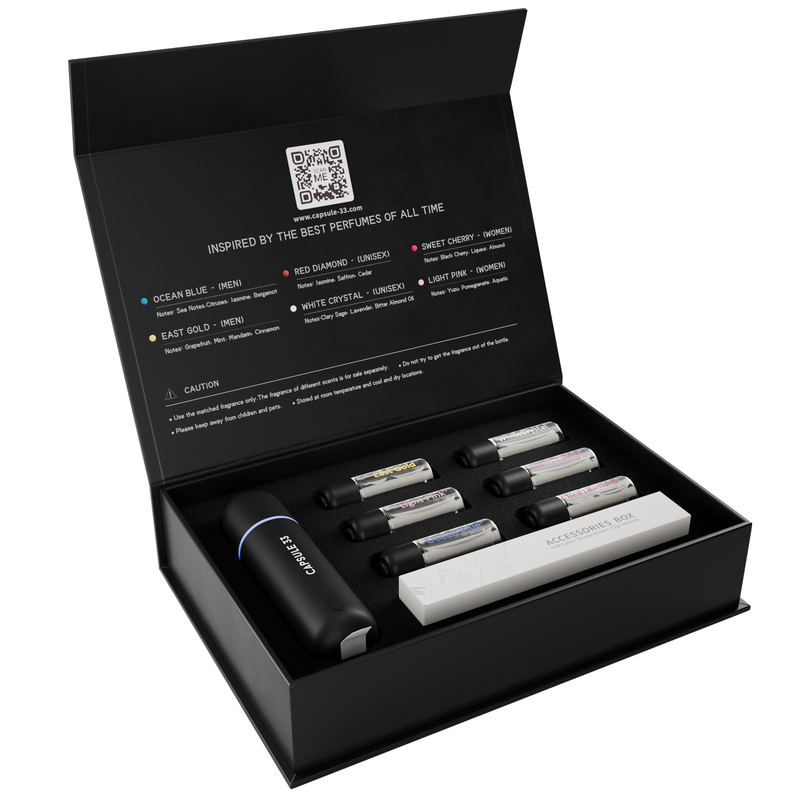 Capsule 33 Car Perfume Starter Pack (Black)