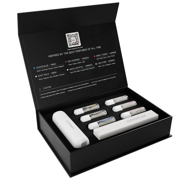 Capsule 33 Car Perfume Starter Pack (White)