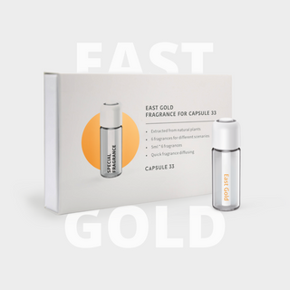 EAST GOLD (Masculine) Refill Fragrances for Capsule 33, 6x bottles