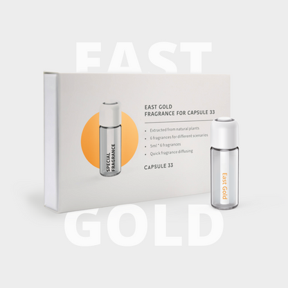 EAST GOLD (Masculine) Refill Fragrances for Capsule 33, 6x bottles