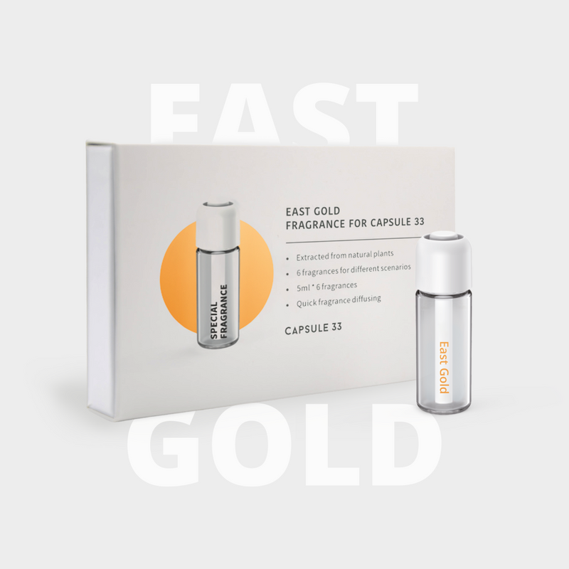 EAST GOLD (Masculine) Refill Fragrances for Capsule 33, 6x bottles