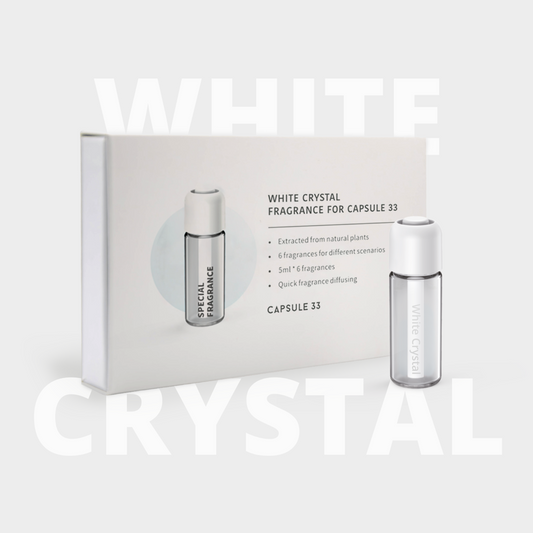 WHITE CRYSTAL- Unisex Refill Fragrances for Capsule 33, 6x bottles