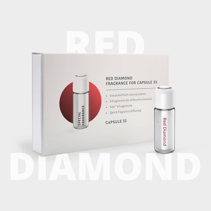 RED DIAMOND - Unisex Refill Fragrances for Capsule 33, 6x bottles