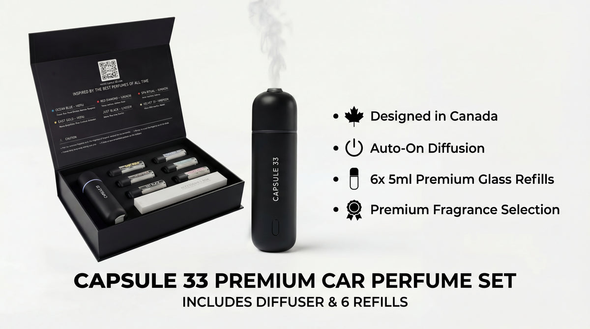 JUST BLACK (unisex) Refill Fragrances 6x bottles