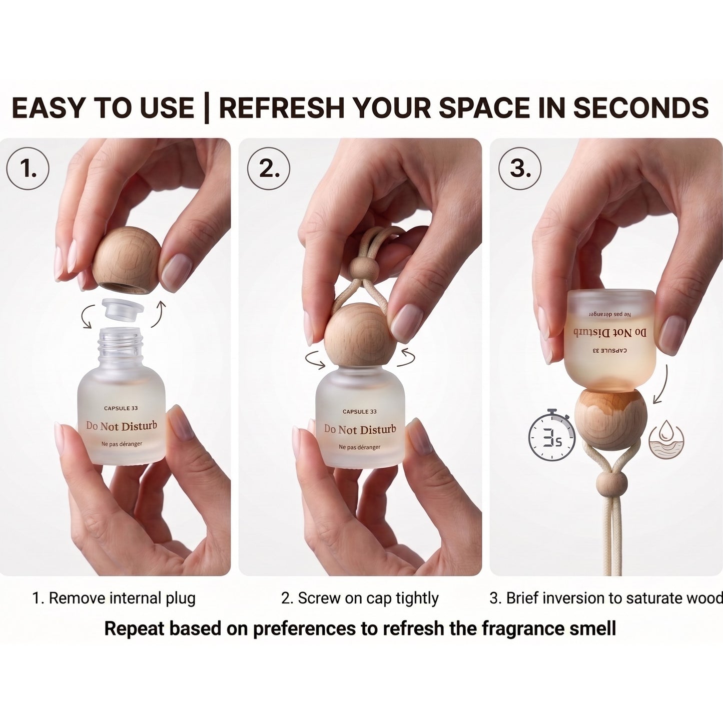 Capsule 33 Classic · Do Not Disturb — 3-Bottle Set