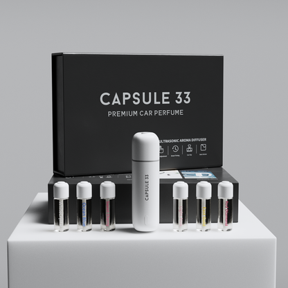 Capsule 33 Car Perfume Starter Pack (White)