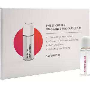 Sweet Cherry refill fragrance for Capsule 33, six 5 ml bottles per box
